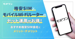 格安 SIM Wi-Fi